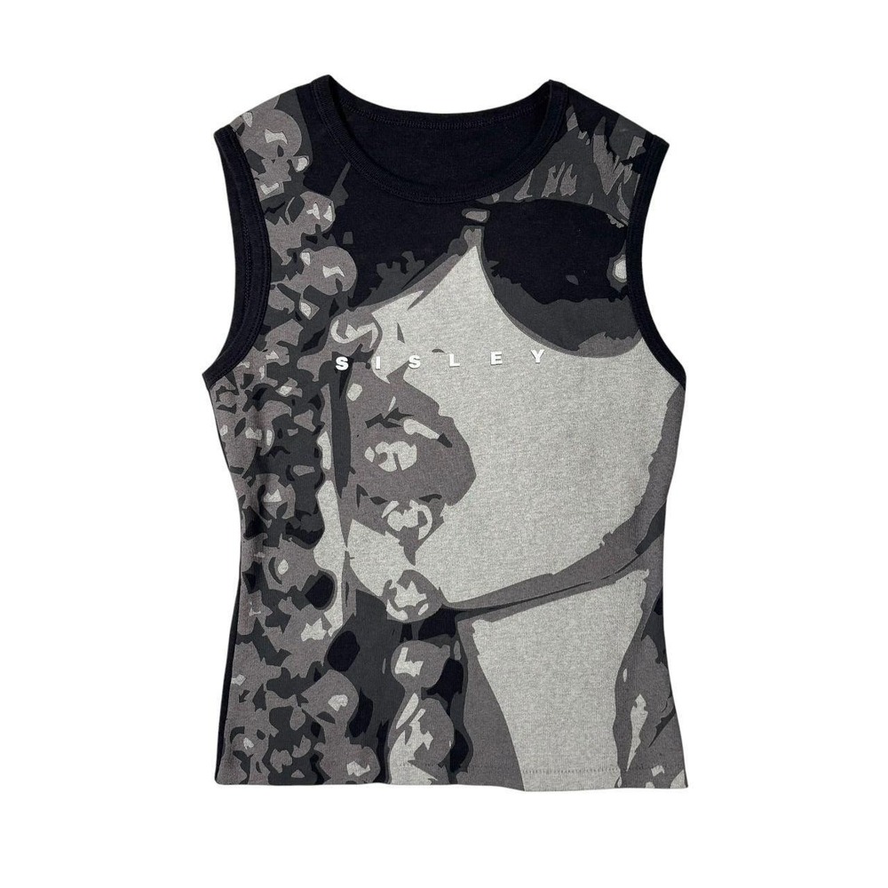 Sisley euro face graphic tank top